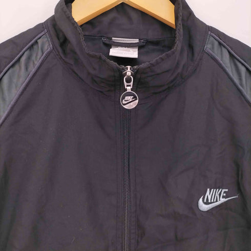 ナイキ NIKE 00s グレータグ ロゴ刺繍 カラー切替 トラックジャケット レディース import:L