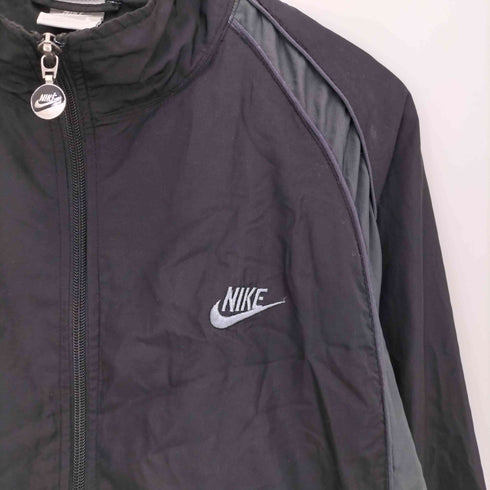 ナイキ NIKE 00s グレータグ ロゴ刺繍 カラー切替 トラックジャケット レディース import:L