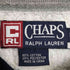 チャップスラルフローレン CHAPS RALPH LAUREN 90s 星条旗 ロゴ刺繍 Vネックスウェット メンズ import:L