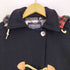 ランズエンド LANDS END 80s USA製 PURE WOOL 裏地チェック ダッフルコート レディース import:M