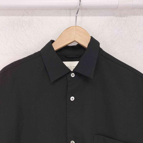 パブリックトウキョウ PUBLIC TOKYO コンフォートリラックスハーフスリーブシャツ メンズ JPN:1