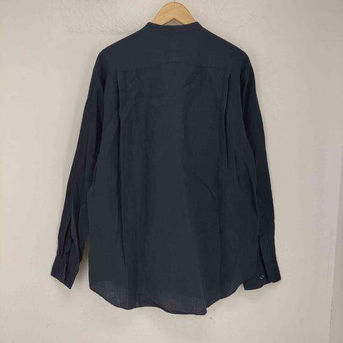 ユナイテッドアローズ UNITED ARROWS リネンコットン バンドカラーシャツ レディース JPN:M