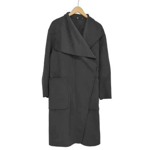 ユニクロプラスジェイ UNIQLO+J カシミヤブレンドノーカラーコート レディース JPN:L