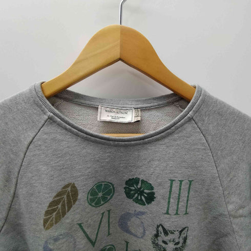 メゾンキツネ MAISON KITSUNE キツネ ラグラン スウェット レディース S