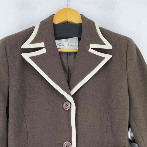 BLANC NOWEAU ベルトデザイン ロングコート レディース 9AR