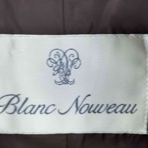 BLANC NOWEAU ベルトデザイン ロングコート レディース 9AR