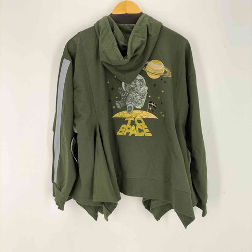 アズノゥアズドゥバズ as know as de base ベアロイドくん宇宙へPK ジップアップパーカー レディース JPN:3