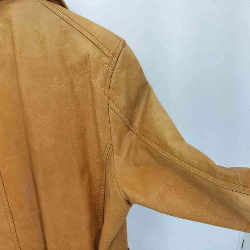 Licorice 山羊革 レザーダブルコート メンズ JPN:L