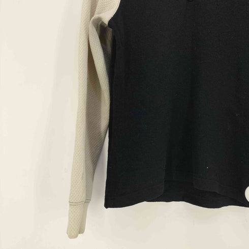 コムデギャルソンオムプリュス COMME des GARCONS HOMME PLUS 03aw Curve期 カーブ期 ウール縮絨 異素材切替 ニットポロ メンズ