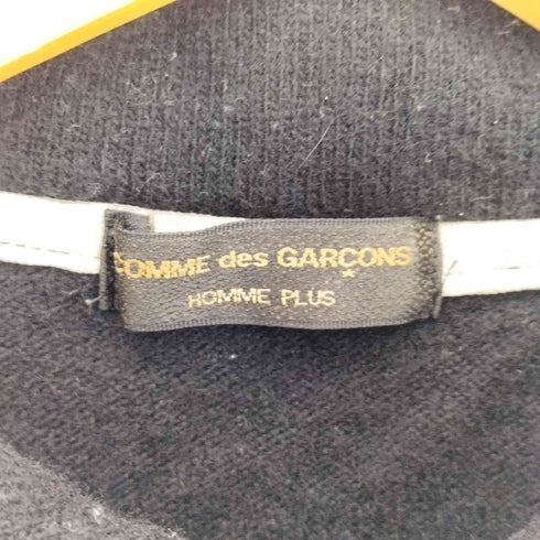 コムデギャルソンオムプリュス COMME des GARCONS HOMME PLUS 03aw Curve期 カーブ期 ウール縮絨 異素材切替 ニットポロ メンズ