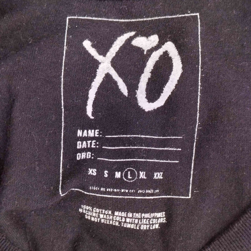 THE WEEKND XO 両面プリント L/S Tシャツ メンズ JPN:L