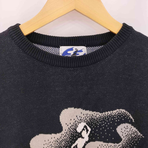 企業 グラフィックプリントクルーネックニット メンズ 42