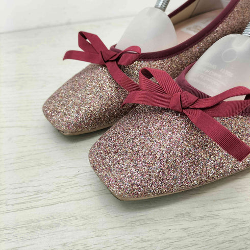 Launa lea ballet グリッタースクエアトゥバレエシューズ レディース JPN:24