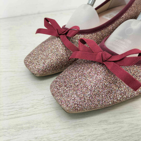 Launa lea ballet グリッタースクエアトゥバレエシューズ レディース JPN:24
