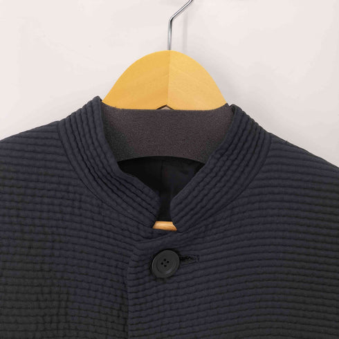 イッセイミヤケペルマネンテ ISSEY MIYAKE PERMANENTE マオカラー ワッフル調 コート メンズ JPN:M
