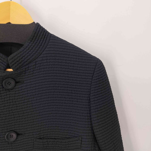 イッセイミヤケペルマネンテ ISSEY MIYAKE PERMANENTE マオカラー ワッフル調 コート メンズ JPN:M