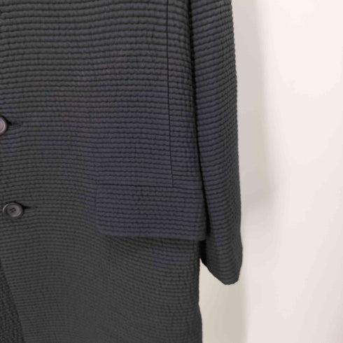 イッセイミヤケペルマネンテ ISSEY MIYAKE PERMANENTE マオカラー ワッフル調 コート メンズ JPN:M