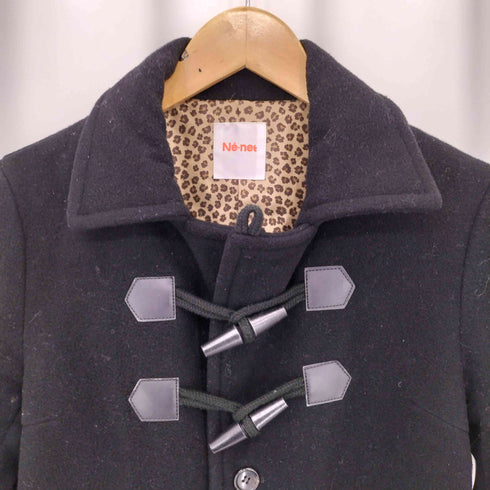 ネネット Ne-net ウールナイロン混紡 ダッフルコート レディース 2