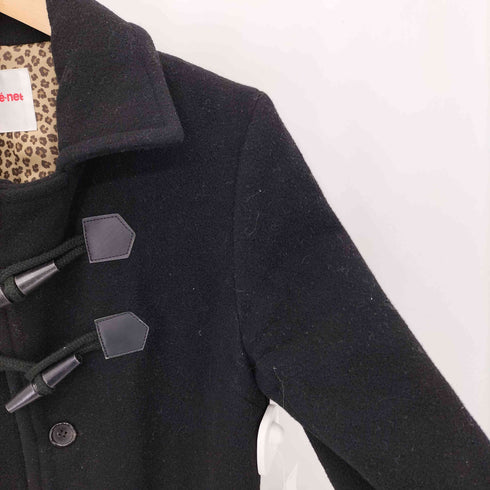 ネネット Ne-net ウールナイロン混紡 ダッフルコート レディース 2