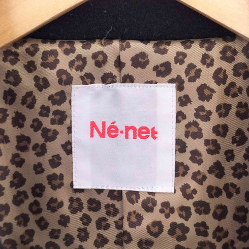 ネネット Ne-net ウールナイロン混紡 ダッフルコート レディース 2