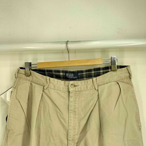 ポロバイラルフローレン Polo by RALPH LAUREN 90S USA製 THE CLASSIC GOLF PANT 2タック チノパンツ メンズ