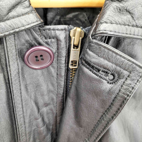 カウレザーハーフコート メンズ S