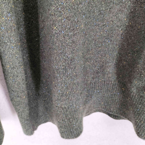 バブアー Barbour フロント刺繍 ネップ加工 クルーネックニット メンズ import:L