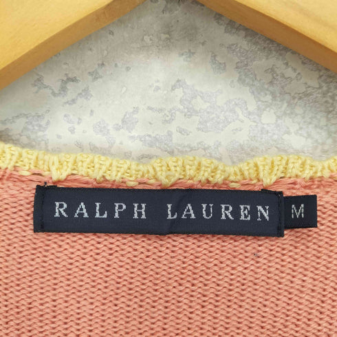 ラルフローレン RALPH LAUREN クリップ付きシルク混カーディガン レディース M