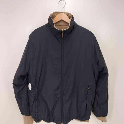 モンクレール MONCLER 茶タグ リバーシブル フリース ブルゾン メンズ