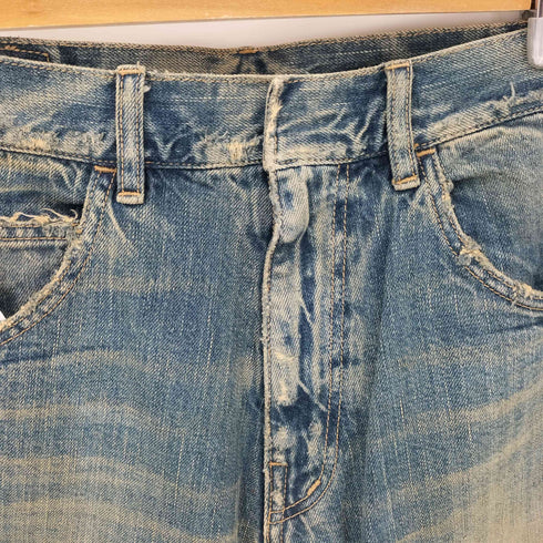 コズミックワンダー COSMIC WONDER ダメージリペア加工 デニムパンツ メンズ 1