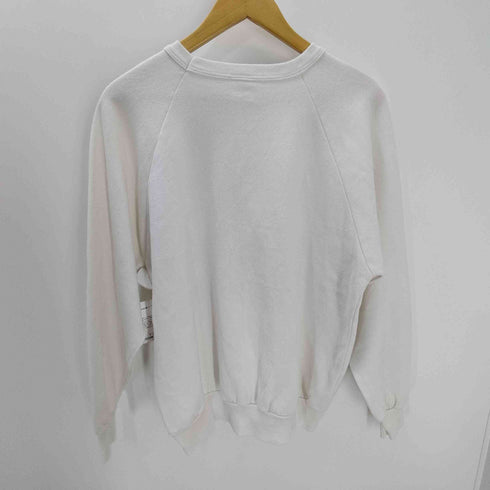 Quality Goods J.M.D Inc. 90S カナダ製 QUEBEC CANADA 3段 プリント カレッジ ラグラン スウェット トレーナー メンズ import:M