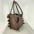 シアタープロダクツ THEATRE PRODUCTS FAKE LEATHER FRILL BAG フェイクレザー フリルバッグ レディース