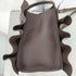 シアタープロダクツ THEATRE PRODUCTS FAKE LEATHER FRILL BAG フェイクレザー フリルバッグ レディース