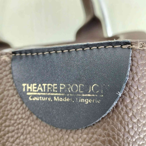 シアタープロダクツ THEATRE PRODUCTS FAKE LEATHER FRILL BAG フェイクレザー フリルバッグ レディース