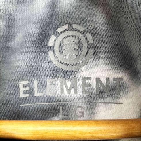 エレメント ELEMENT タイダイ 両面プリント ロングスリーブカットソー メンズ import:L