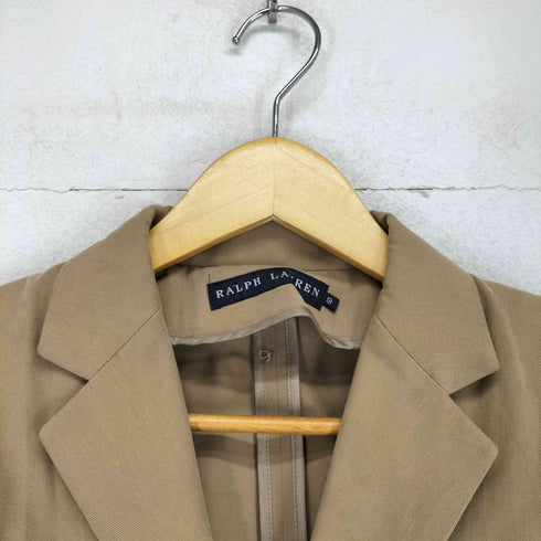 ラルフローレン RALPH LAUREN カシミヤ混3Bテーラードジャケット レディース 92