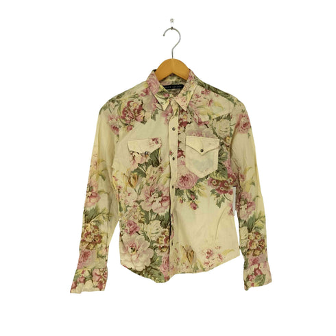 ラルフローレン RALPH LAUREN 花柄ウエスタンシャツ レディース 9