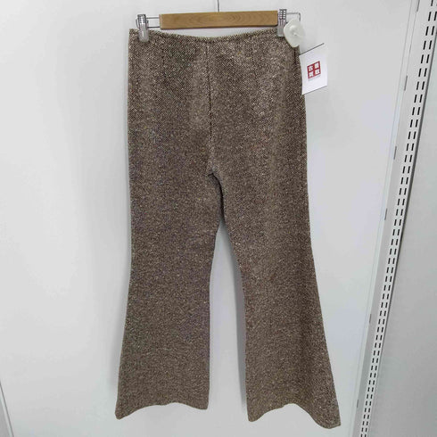 メランジ ネップ ワイド フレア パンタロン ベルボトム パンツ メンズ