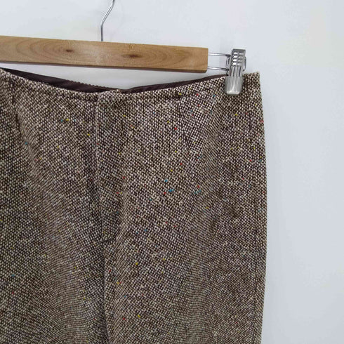 メランジ ネップ ワイド フレア パンタロン ベルボトム パンツ メンズ