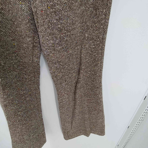 メランジ ネップ ワイド フレア パンタロン ベルボトム パンツ メンズ