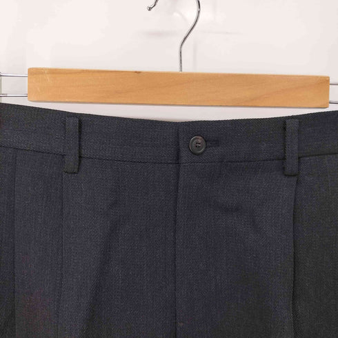 イッセイミヤケ ISSEY MIYAKE 2タック ウールスラックス メンズ JPN:M