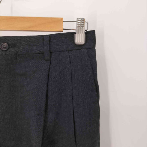 イッセイミヤケ ISSEY MIYAKE 2タック ウールスラックス メンズ JPN:M