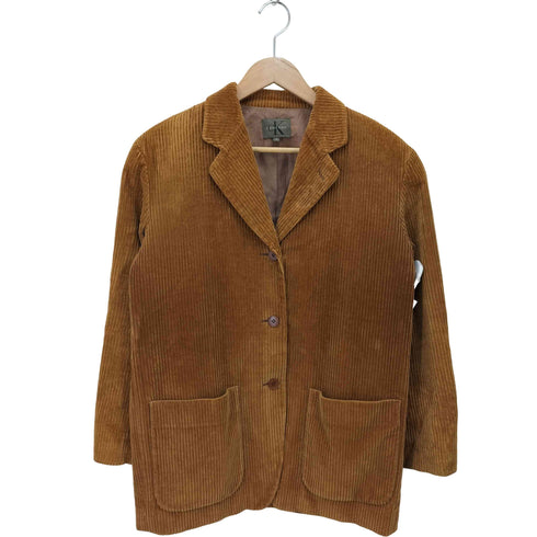 シーケーカルバンクライン ck Calvin Klein 3B コーデュロイ テーラードジャケット レディース JPN:4