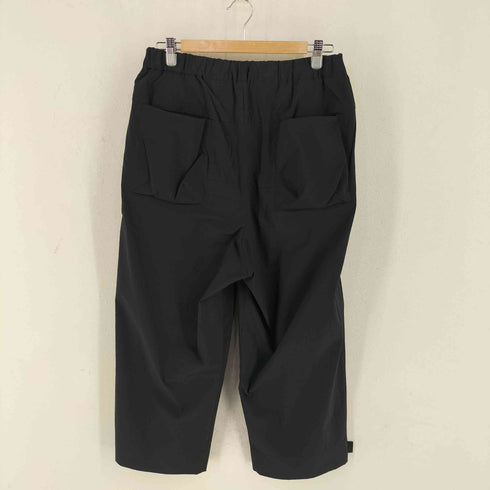 カズユキクマガイアタッチメント KAZUYUKI KUMAGAI ATTACHMENT スパンポリエステルストレッチツイル ベルト付ワイドテーパードパンツ メンズ JPN:3