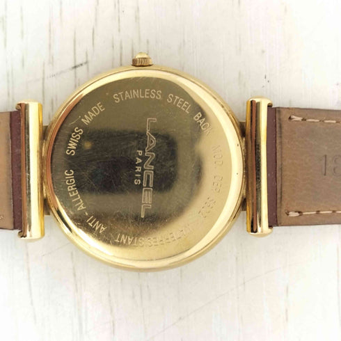 ランセル LANCEL レザーバンド 腕時計 メンズ