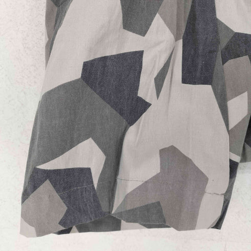 カズユキクマガイアタッチメント KAZUYUKI KUMAGAI ATTACHMENT Ny/CoタッサーカモフラージュPt サルエルショートパンツ メンズ JPN:3