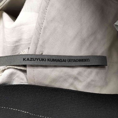 カズユキクマガイアタッチメント KAZUYUKI KUMAGAI ATTACHMENT Ny/CoタッサーカモフラージュPt サルエルショートパンツ メンズ JPN:3