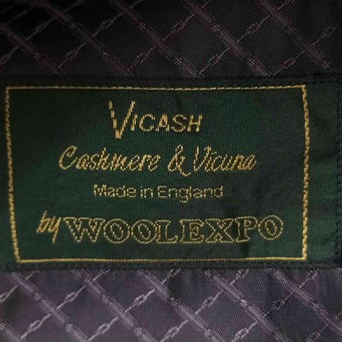 vicash カシミヤ混 ステンカラーコート メンズ