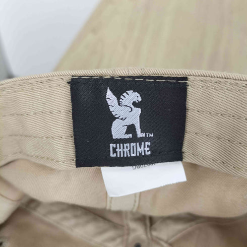 クローム CHROME フロント刺繍 レザーアジャスター 6パネルキャップ メンズ