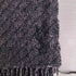 イヴサンローラン Yves Saint Laurent 90s イタリア製 OLD 総柄 ロゴ刺繍 ウール フリンジマフラー メンズ